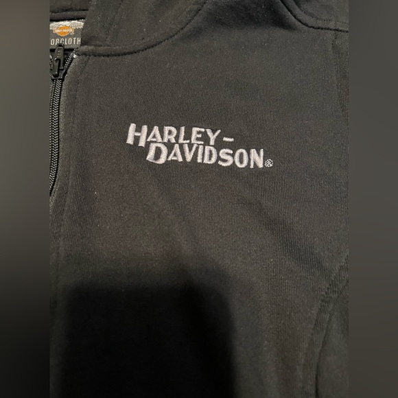 Women’s Harley Davidson Hooded Embroidered Vest - Picture 3 of 8